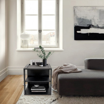 Mesa de café Cube (Negro)